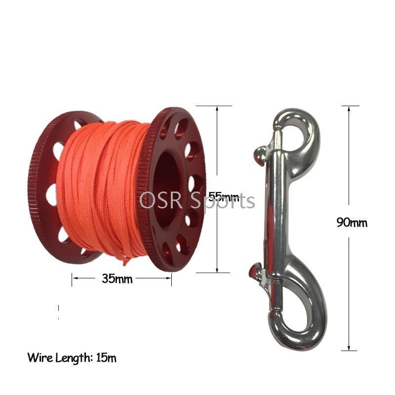60261-15 Aluminum Reel With 15M Flat Rope - image 2