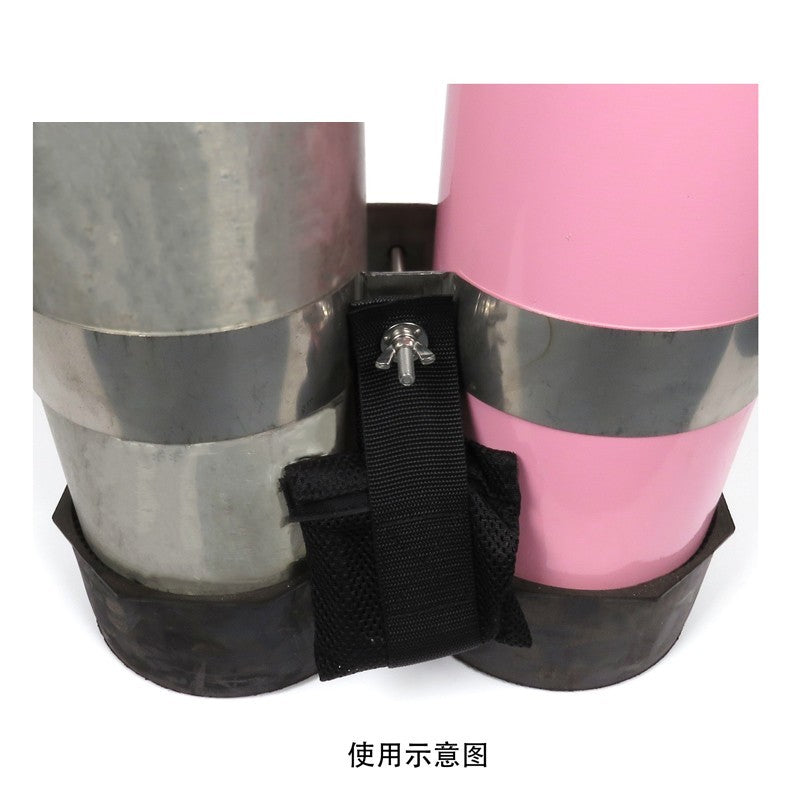 60020 Scuba Diving Tail Weight Pouch For Double Cylinders Back Mount BCD Tank Trim Adjustment - image 4