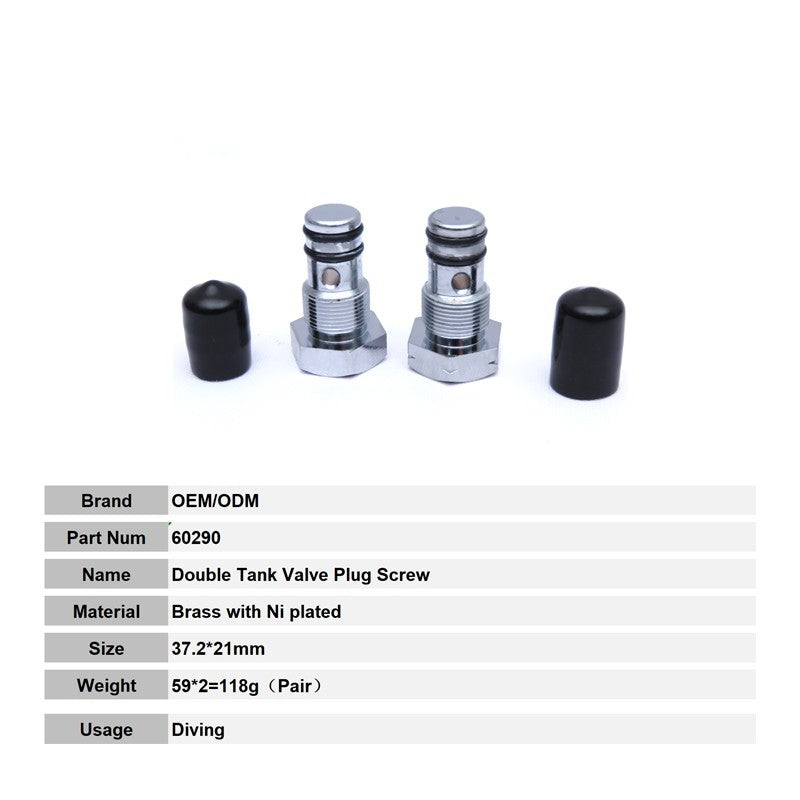 60290 Double Tank Valve Plug, By Pair - image 6