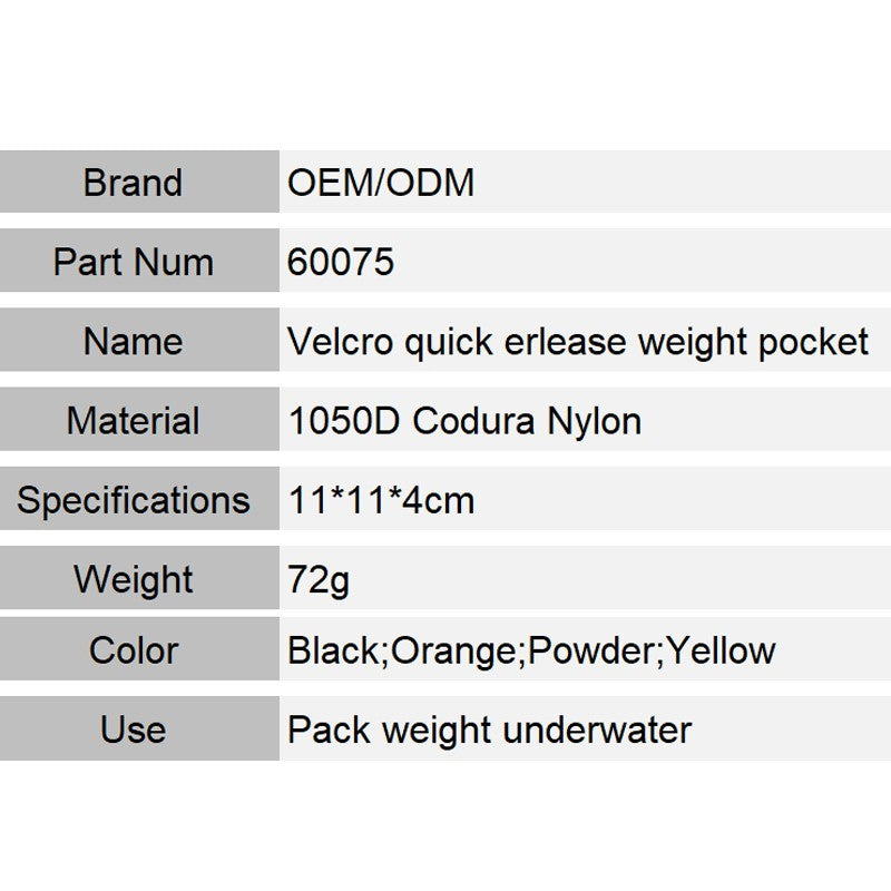 60075 5Lbs Weight Pkt With 4Inch Velcro - image 6