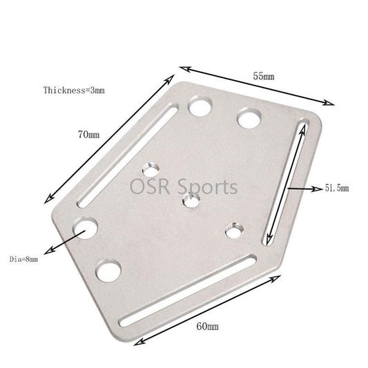 11321-10 Plate For Sidemount 5 Sides, Including 3 Screws - image 1