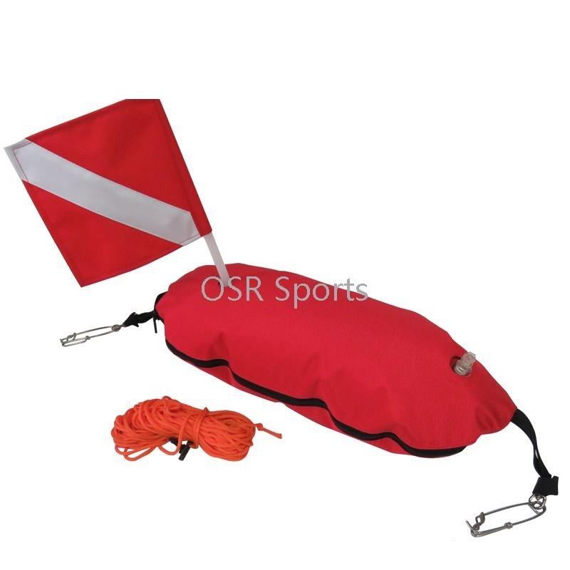 60293 Buoy With Flag, 25M Line And Hook For Spearfishing - image 1