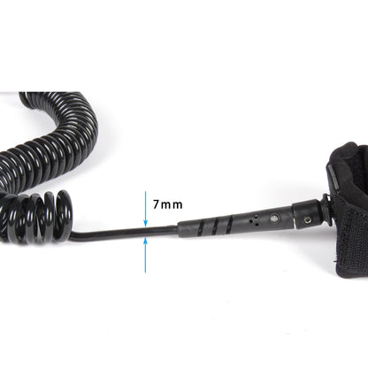 60149 Coiled Sup Board Leash, 7mm, 10' - image 6
