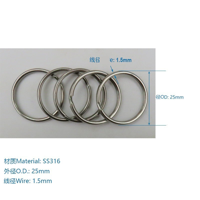 214112 Key Ring, SS316 - image 3
