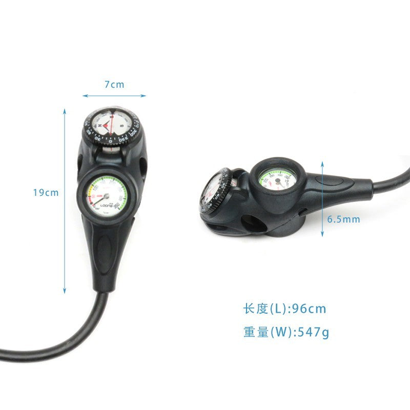 11473 Combo 3 Pressure Gauge, Depth Gauge & Compass - image 7
