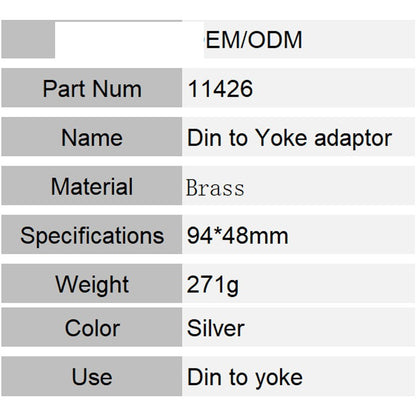 11426+11189 DIN To YOKE Adapter+Dust Cap - image 7