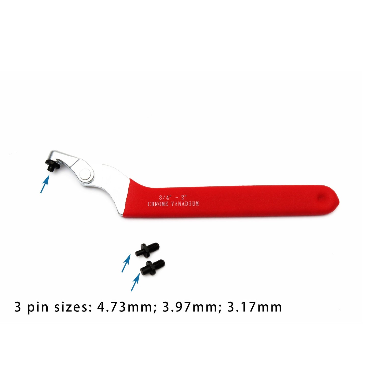 11442 Spanner Wrench With 3 Sizes Of Pin - image 3
