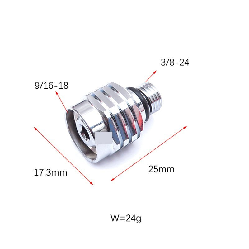 11514 Adaptor Male 3/8-24 To Regulator 9/16-18 - image 3