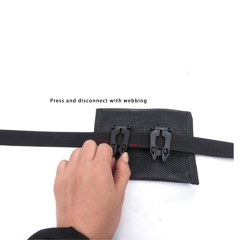 60161 Pvc Mesh Weight Pocket With 1 Inch Mono Webbing Quick Assemble Buckle - image 6