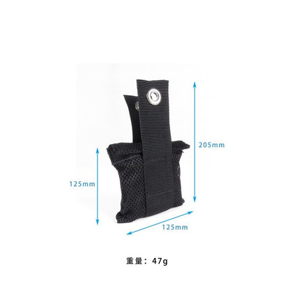 60020 Scuba Diving Tail Weight Pouch For Double Cylinders Back Mount BCD Tank Trim Adjustment - image 3
