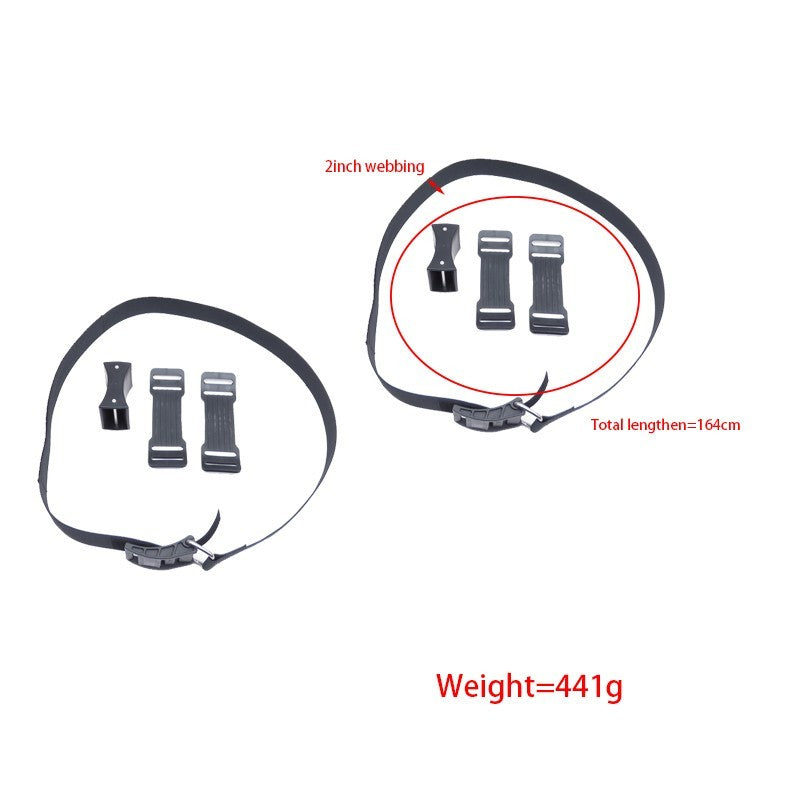 214112 Double Tank Strap W/Delrin Cam Buck, Pair - image 4
