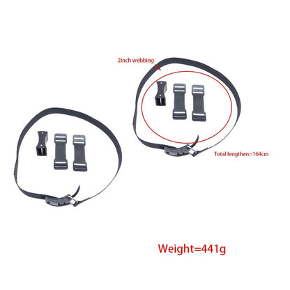 214112 Double Tank Strap W/Delrin Cam Buck, Pair - image 4