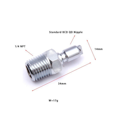 11517 Adaptor male 1/4 NPT to standard BC QD - image 3