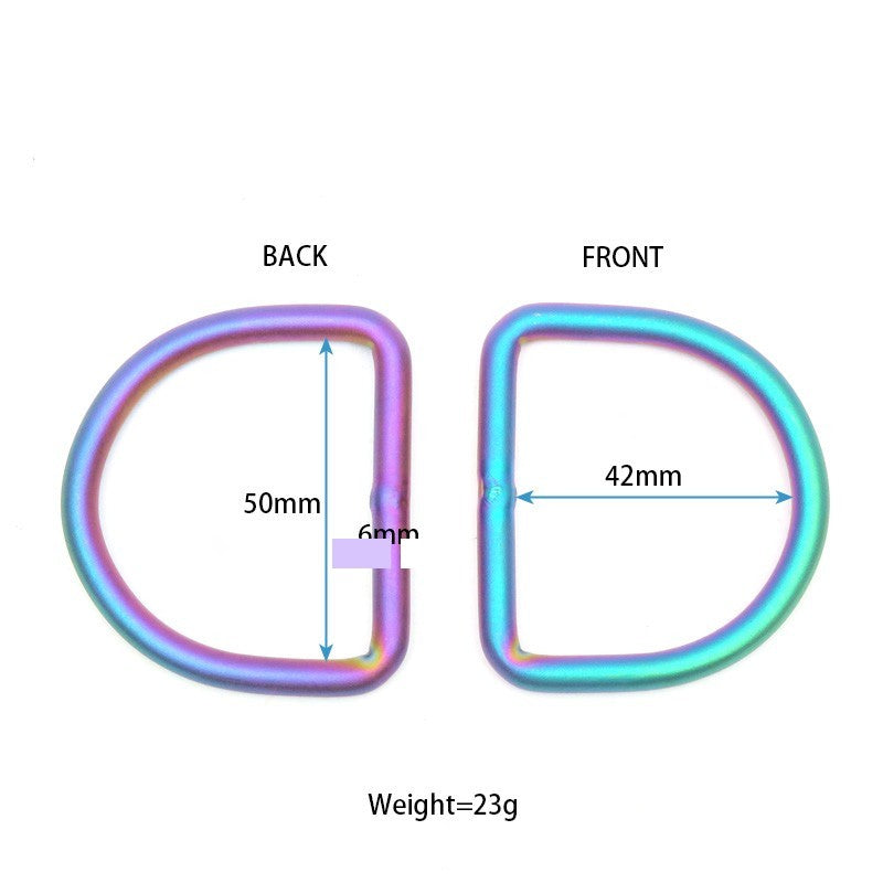11205 Titanium Straight D-Ring 50mm(2") - image 1