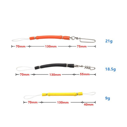 11528-1 Rubber Bungee With Swivel/Snap For Speargun - image 2