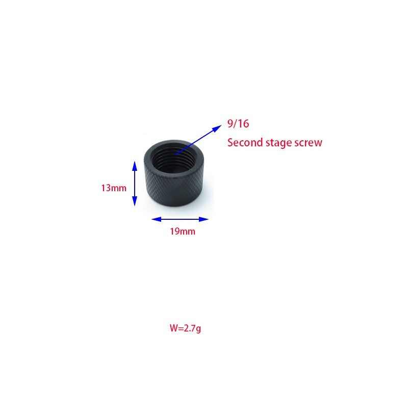 11651 9/16" Screw Protector/Dust Cap, Pom - image 2