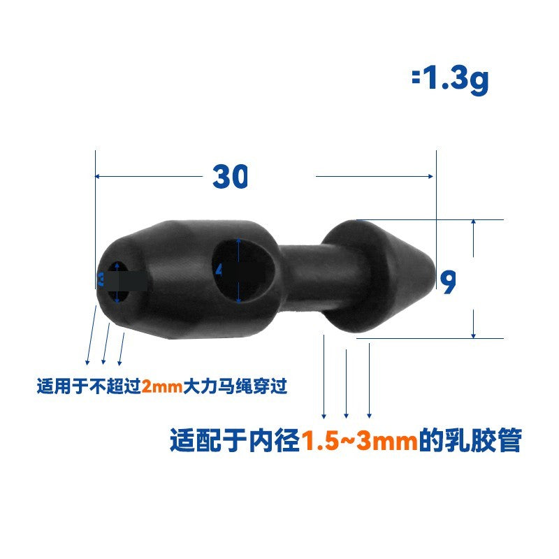 11705 Plastic Plug For Spearfishing Power Band - image 6