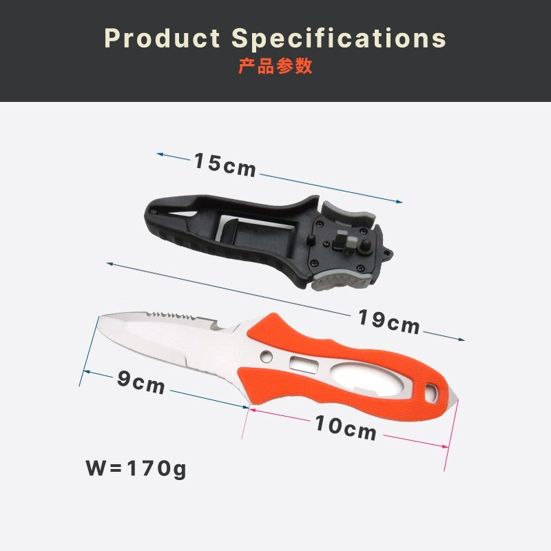 11732 Rescue Knife SS\1 Or Titanum - image 11