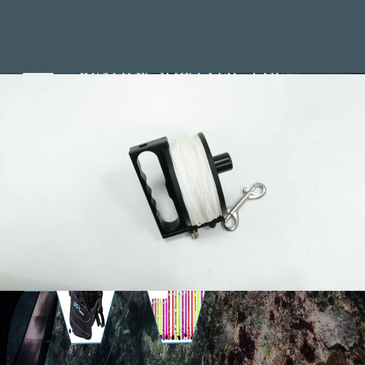 60382-120 Cave Diving Reel, With 120M White Line - image 1