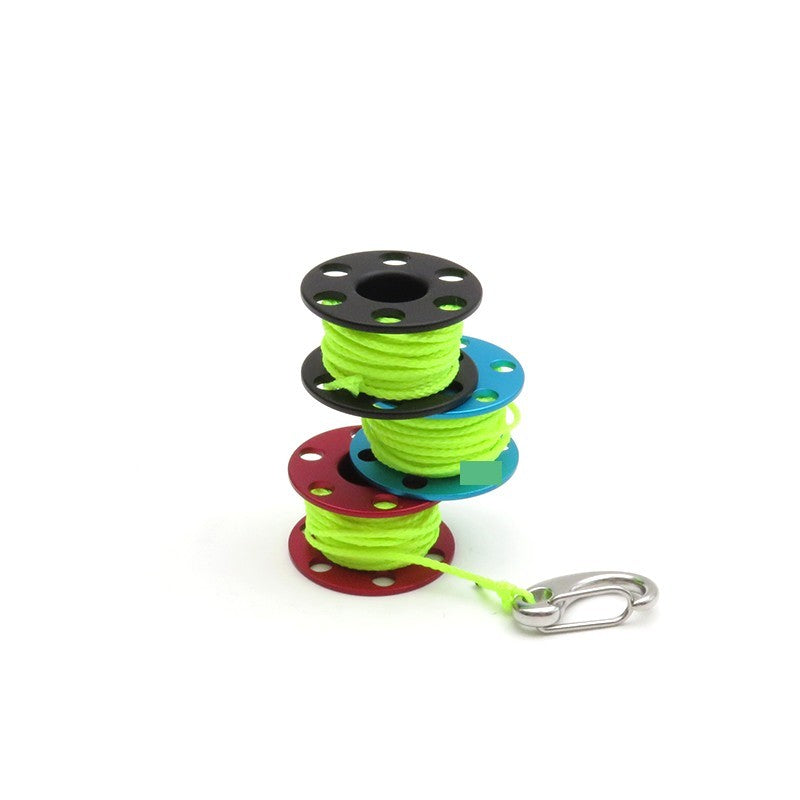 11749 Mini Reel Vibrant Aluminum Alloy Fingertip Decor - image 3
