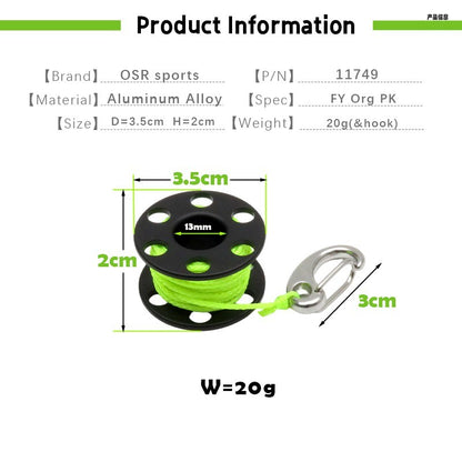 11749 Mini Reel Vibrant Aluminum Alloy Fingertip Decor - image 5
