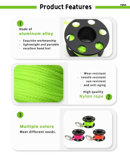11749 Mini Reel Vibrant Aluminum Alloy Fingertip Decor - image 6