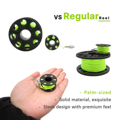 11749 Mini Reel Vibrant Aluminum Alloy Fingertip Decor - image 7