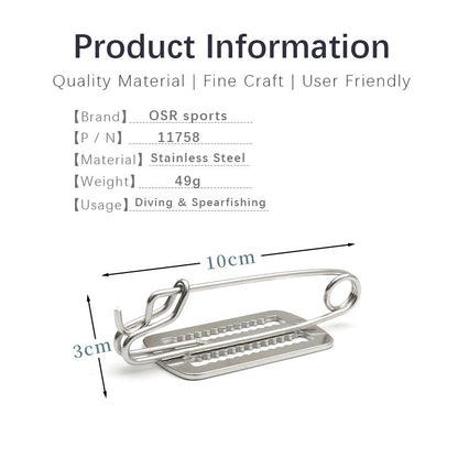 11758 Waist Belt Snap Hook, Fisherman'S Clip - image 5