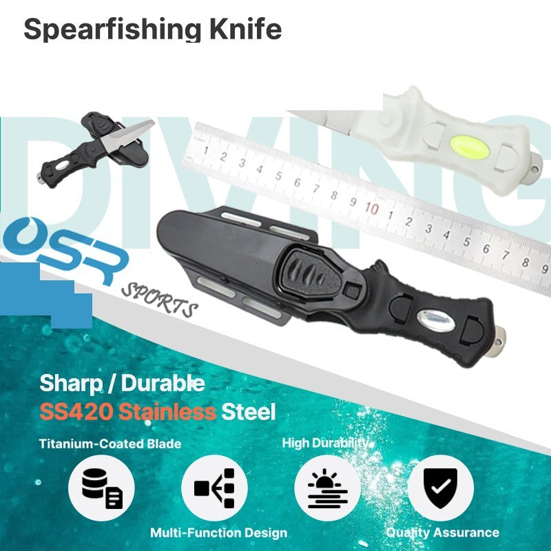 11590 K02 Black Handle Professional Water Rescue Knife - image 2