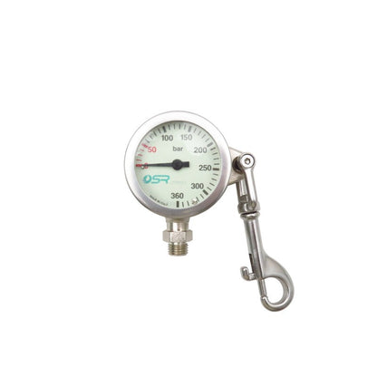 11729 Diving Pressure Gauge With Swivel Hook, 52mm Dial - image 1