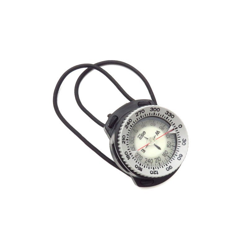 11730 Professional Diving Compass, Grey Bungee Mount - image 1