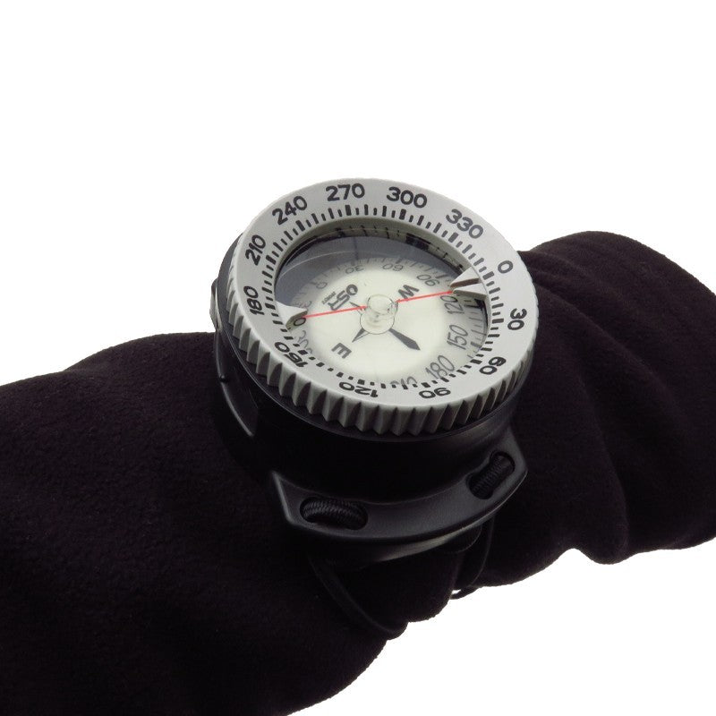 11730 Professional Diving Compass, Grey Bungee Mount - image 5